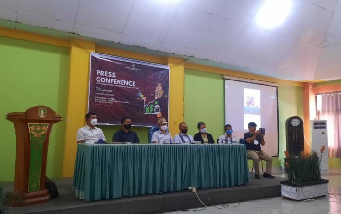 GPPK melakukan konferensi pers di Pontianak, Sabtu (12/11/2022). (Istimewa)