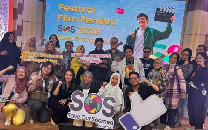 Media update Festival Film Pendek SOS 2023 di Universitas Tanjungpura (Untan) Pontianak, Kalimantan Barat, Kamis (30/11/23)